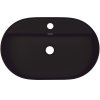 Deante Silia, granitové umyvadlo na desku 550x350x125mm, černá matná, DEA-CQS_NU6B