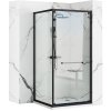 Rea Space In, sprchový kout 90x90, černá, REA-K8881