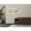 Toolight, LED stropní osvětlení 73cm, 70W, 4500lm, 4000K, G078-1CP, zlatá, OSW-09738