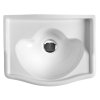 Kerasan, RETRO keramické umyvadlo 41x30cm, bez otvoru pro baterii, bez přepadu, bílá, 103301
