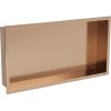 Mexen X-Wall-R, police na zapuštění s přírubou 60 x 30 cm, měděná matná - 19C0603010