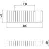 mexen uni l koszyk lazienkowy chrom 70a8719 00