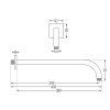 mexen ramie prysznicowe scienne 38 cm chrom 79113 00