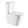 Sapho, BELLO RIMLESS WC kombi mísa s nádržkou, spodní/zadní odpad