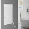 Sapho, ELMIS Elektrický sušák ručníků 400x800mm, 120W, hliník, bílá matná, EB420