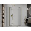 Mexen Roma sprchový kout 100x70cm, 6mm sklo, zlatý profil-čiré sklo, 854-100-070-50-00