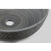 Sapho, PRIORI keramické umyvadlo, průměr 41 cm, 15 cm, barva šedá se vzorem, PI024