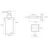100353 1 sapho x square davkovac mydla 250ml chrom xq100