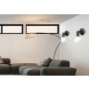 Toolight - kovová nástěnná lampa E27 60W 392205, černá, OSW-04016