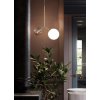 Toolight - stropní skleněná lampa E27 60W APP1013-2CP, zlatá, OSW-09482