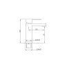 mexen cube bateria umywalkowa chrom 72900 00