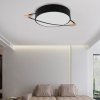 Toolight - Stropní lampa Moon Black E27 60W APP866-C, černá, OSW-08961