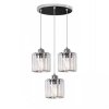 Toolight - ELEGANCE LAMPA SUFITOWA APP210-3CPR KRYSZTAŁ SREBRNA, OSW-08550