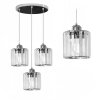 Toolight - ELEGANCE LAMPA SUFITOWA APP210-3CPR KRYSZTAŁ SREBRNA, OSW-08550