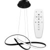 Toolight - LED závěsné svítidlo APP395-CP + dálkové ovládání, černá, OSW-06911