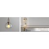 Toolight - Závěsné svítidlo ze skla 1xE27 60W APP442-CP, zlatá, OSW-05633