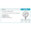 Novaservis, Manometr 63mm 1/4" Radiál 0-4 bar, M6304R