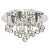 Toolight - Křišťálová stropní lampa Glamour 3xG9 APP403-C, chromová, OSW-00550