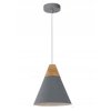 Toolight - Závěsná lampa Scandi A 1xE27, šedá, OSW-00103