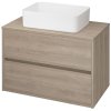 54064 cersanit skrinka pod umyvadlo na dosku 80cm dub cersanit crea s924 010