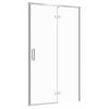 Cersanit Larga, křídlové dveře do otvoru 120x195cm, pravé provedení, 6mm čiré sklo, chromový profil, S932-118