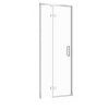 Cersanit Larga, křídlové dveře do otvoru 80x195cm, levé provedení, 6mm čiré sklo, chromový profil, S932-119