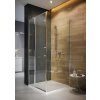 CERSANIT Moduo - bočná stena 80x195cm, chrómový profil-číre sklo, S162-007