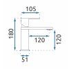 185268 rea flip umyvadlova bateria chrom leskly rea b2004