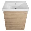 Sapho, ALTAIR umyvadlová skříňka 57x72,5x45cm, dub emporio