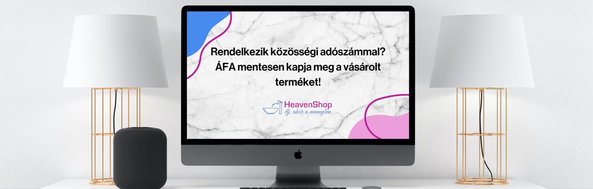 ÁFA mentesen kapja meg a vásárolt terméket!