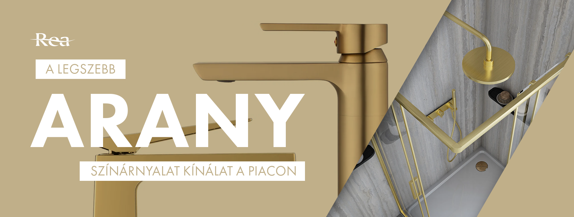 Rea Gold shower encloser