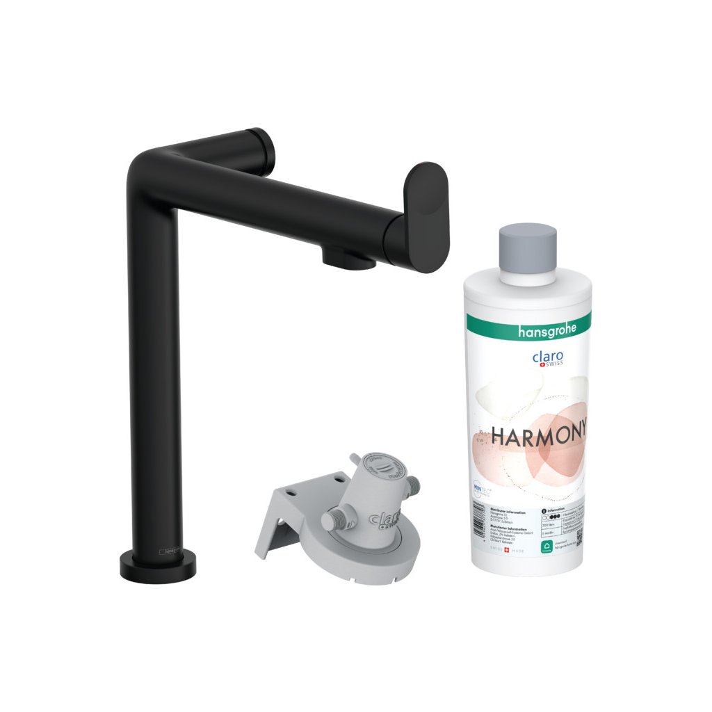 Hansgrohe Aqittura M91, filterSystem 240, 1jet, indítókészlet, fekete matt, HAN-76802670