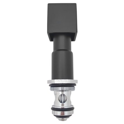 Sapho, Kapcsoló 1101-42, 1102-42, négyzet alakú borítással, fekete matt, ND1101-42-1B