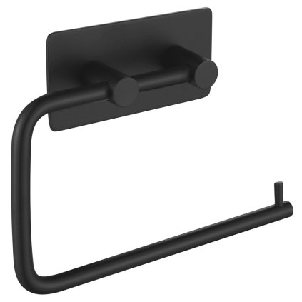 Sapho, Öntapadós WC-papír tartó, fekete matt, 33211