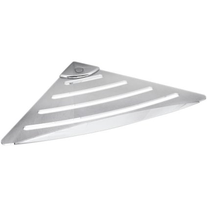 Gedy, Sarokpolc, 178x178 mm, ABS/polírozott rozsdamentes acél, ES81