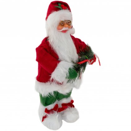 216903 tutumi vianocna figurka santa clausa 30cm 301251 biela cervena zelena chr 08900