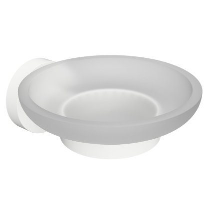 Sapho, X-ROUND WHITE üveg szappantartó, fehér, XR803W
