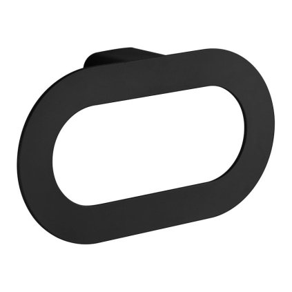 Mexen Adox, törölközőgyűrű tartó, fekete matt, 7018232-70