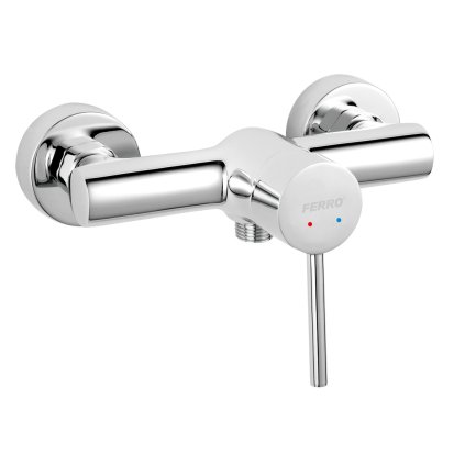 Ferro Fiesta - Zuhanycsaptelep alsó konzollal, króm BFI7