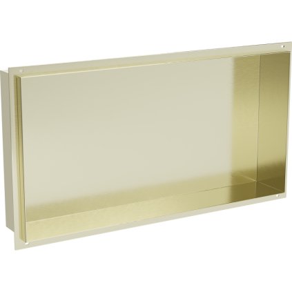 Mexen X-Wall-NR, falra szerelhető polc gallér nélkül 60 x 30 cm, arany fényes, 1951603010