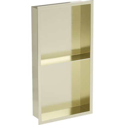 Mexen X-Wall-R, falra szerelhető polc gallérral 60 x 30 cm, arany fényes, 1950603010S