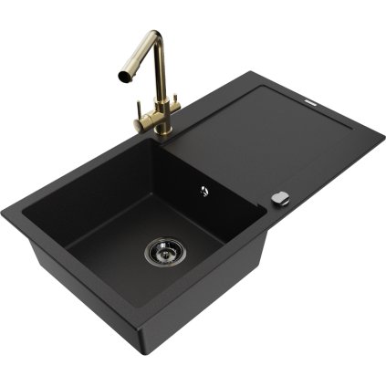 233742 mexen leo drez granitovy 900x500x190 mm 1 komorovy a zlata bateria duero cierna 6501 77 671600 50 b