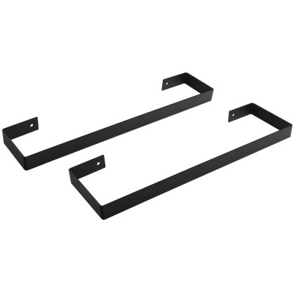 Sapho, ENIS törölközőtartók 620x40 mm, 2 db, fekete matrac, IRPA32B