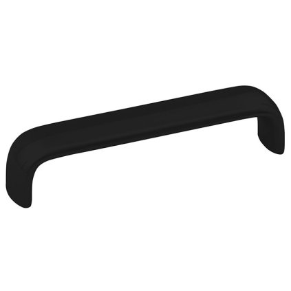 Sapho, THEIA fogantyú bútorokhoz, osztás 128mm, fekete szőnyeg, CT128B