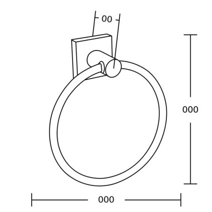 57442 mexen prislusenstvo rufo drziak na uteraky ring chrom 7050932 00