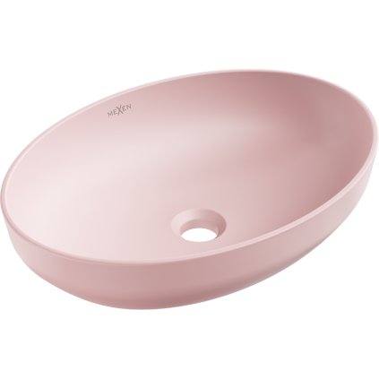 Mexen Cornelia, asztali mosogató 50 x 36 cm, rózsaszín matt, 21885044