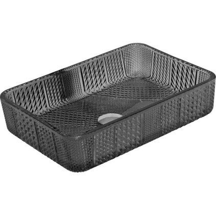 216432 mexen inga sklenene umyvadlo na dosku 44 x 44 cm cierna 24024670
