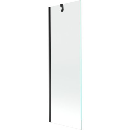 Mexen Next, kádparaván 1 szárny 60 x 150 cm, fix szárny, 6 mm átlátszó üveg, fekete profil, 895-060-000-00-00-70