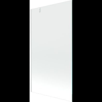 Mexen Next, kádparaván 1 szárny 90 x 150 cm, fix szárny, 6 mm átlátszó üveg, fehér profil, 895-090-000-00-00-20