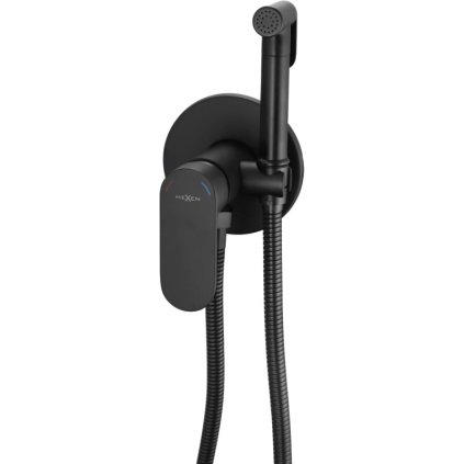 Mexen Milo, rejtett bidé csaptelep kézi spray-vel, fekete matt, 7599350-70